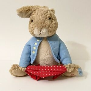 Gund Beatrix Potter Peek A Boo Peter Rabbit Talking and Moving Plush Toy